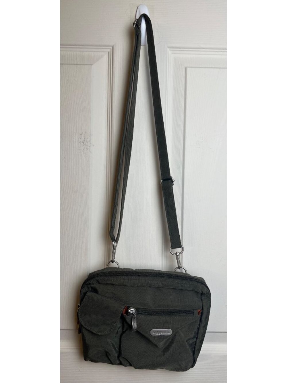 Olive Baggallini Crossbody Orange Interior - Picture 2 of 14